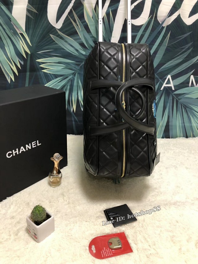 Chanel萬向輪拉杆箱 香奈兒行李箱旅行箱 gdx1557